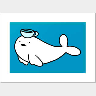 Teacup Baby Harp Seal Posters and Art